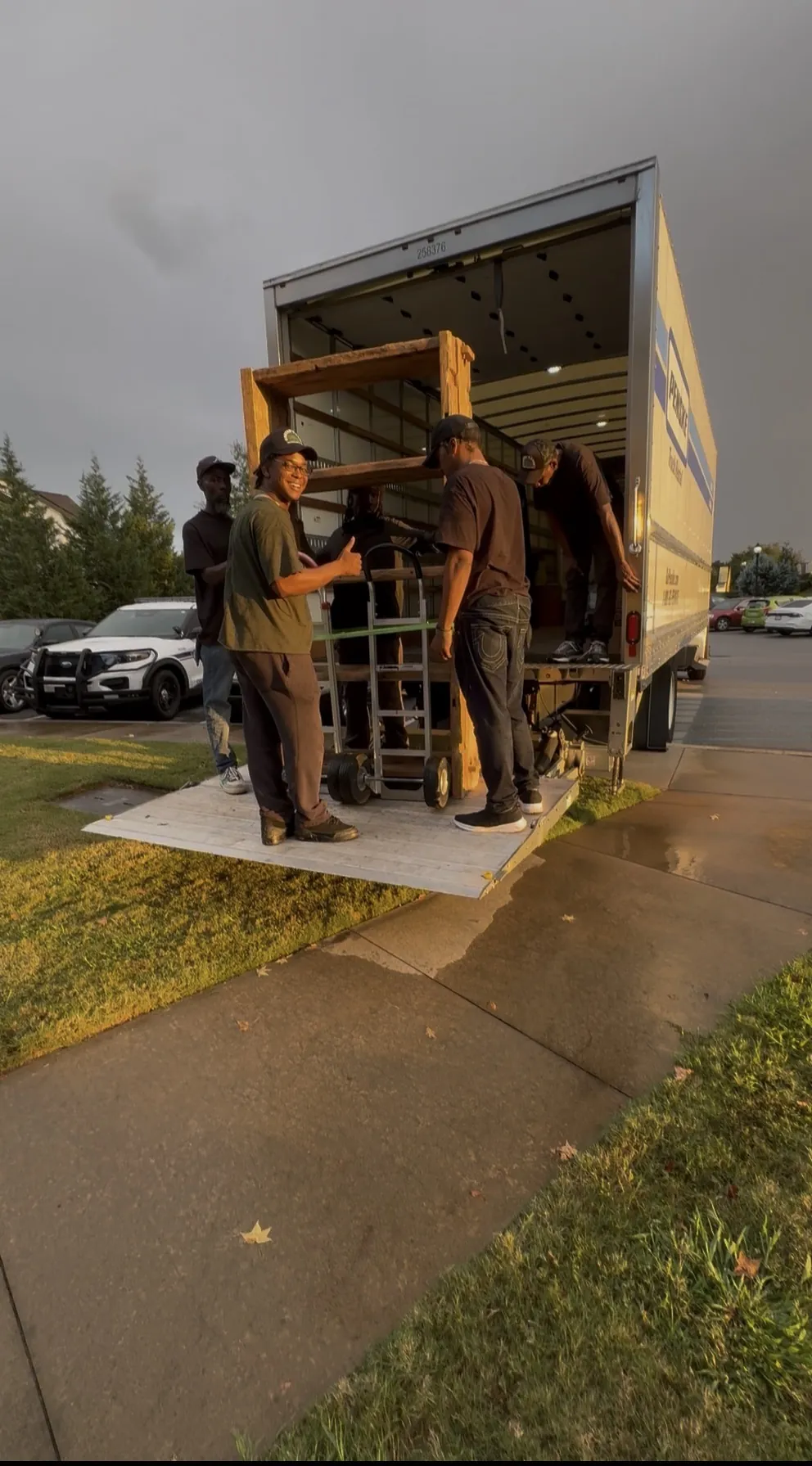 Carter's Moving crew loading household furniture for a residential move